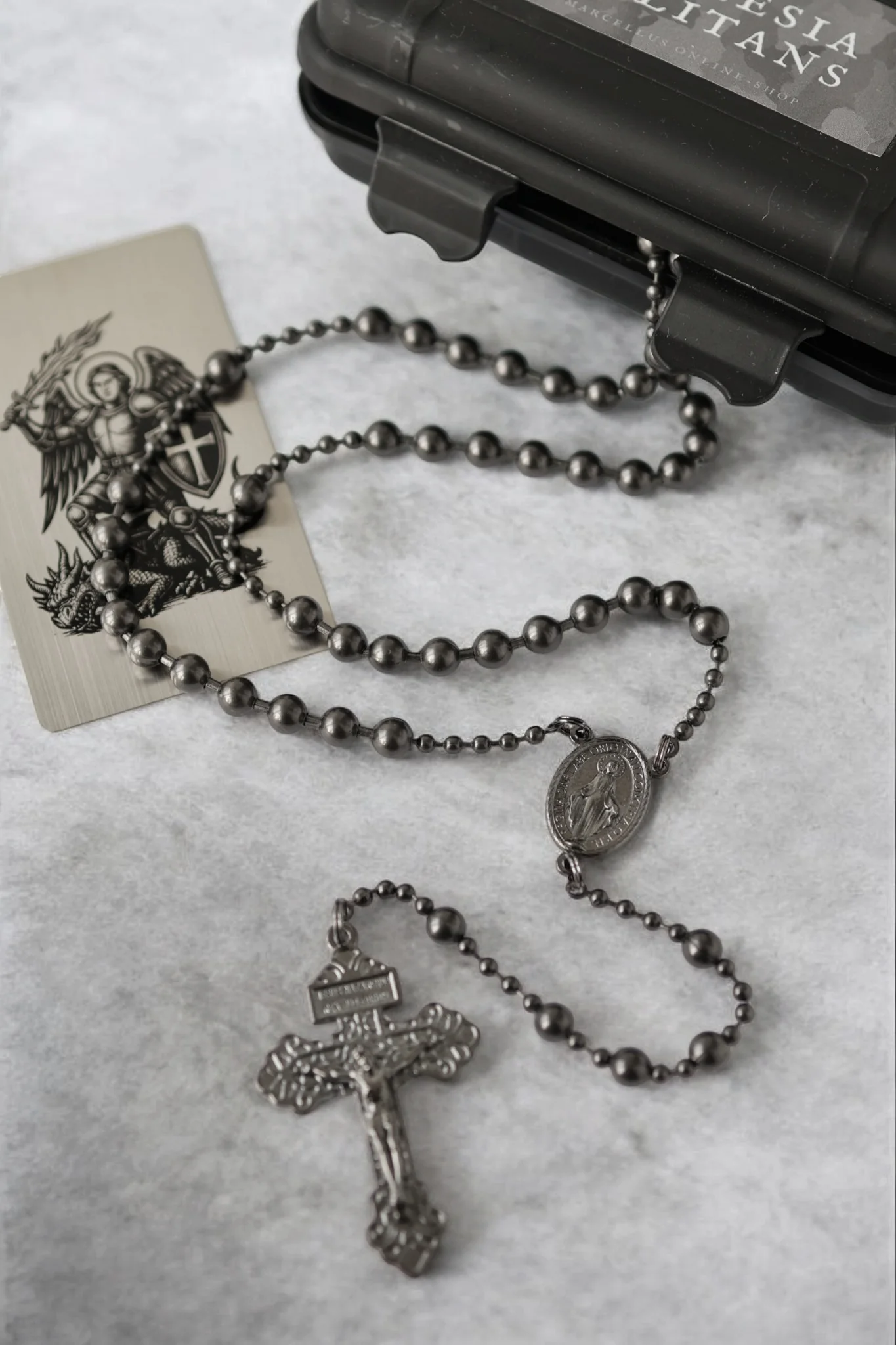 Combat Rosary - Soldiers Edition gun metal - Image 3